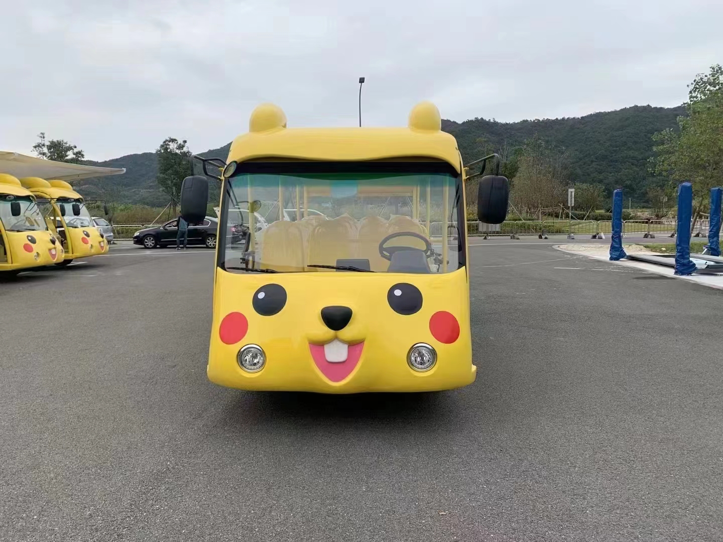 五菱卡通型定制款电动观光车