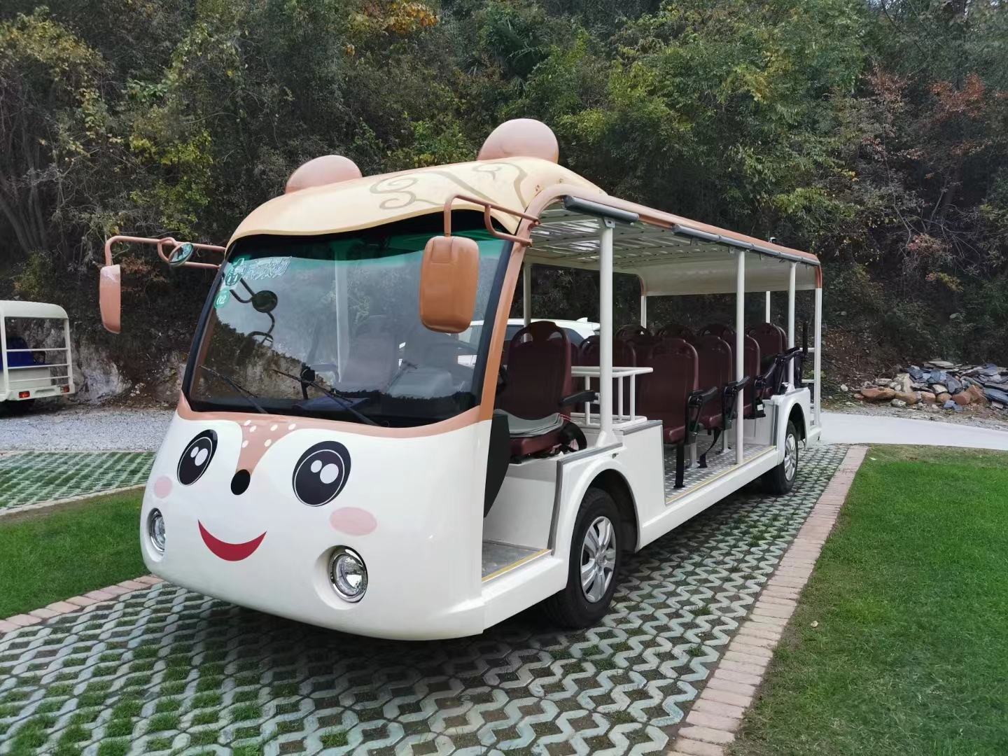 五菱卡通型定制款电动观光车