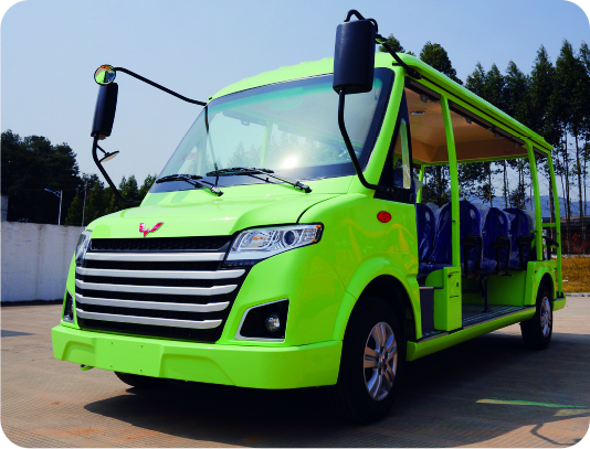 电动观光车走进校园