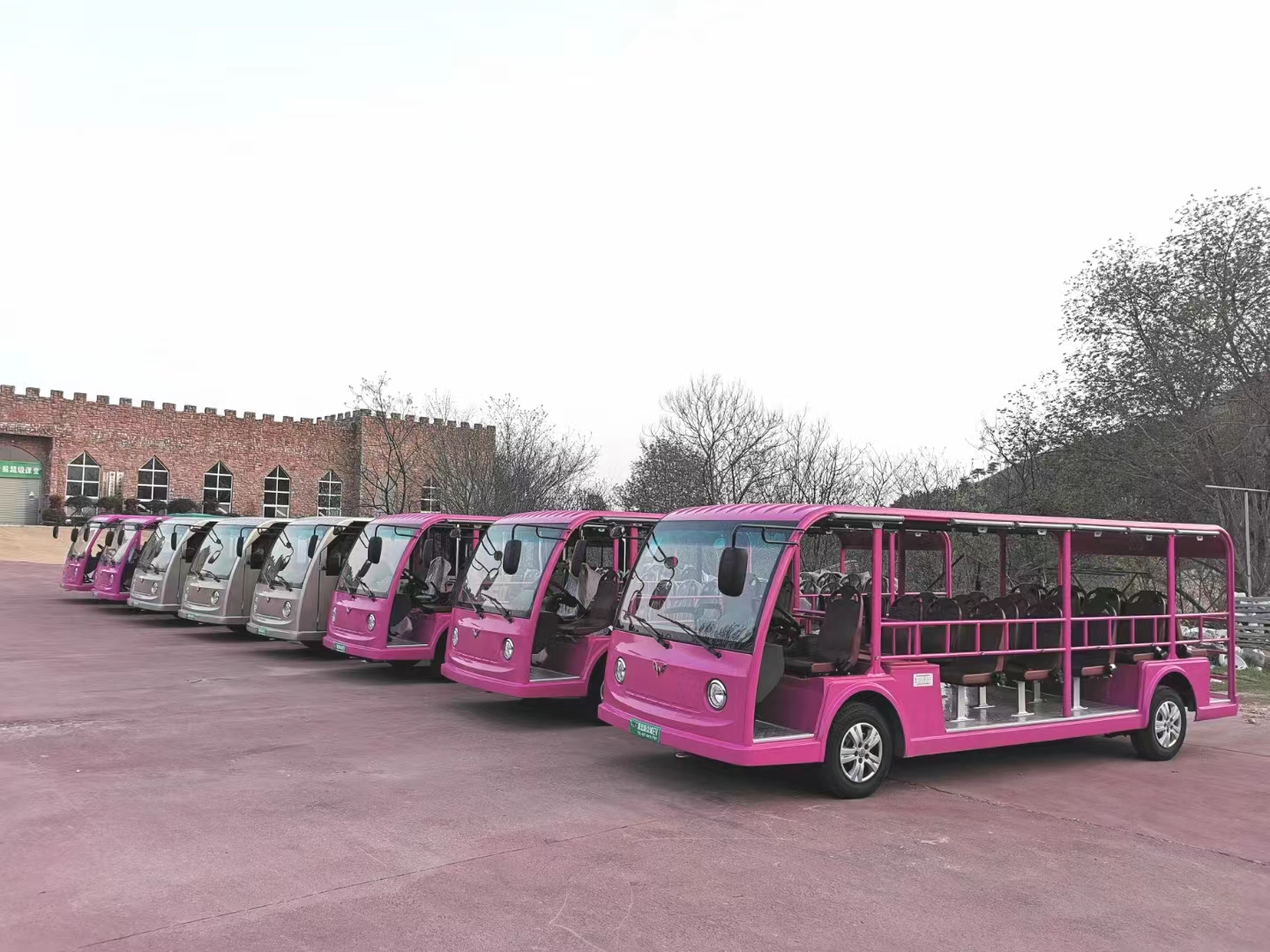 炎炎夏日，电动观光车带你轻松游景区