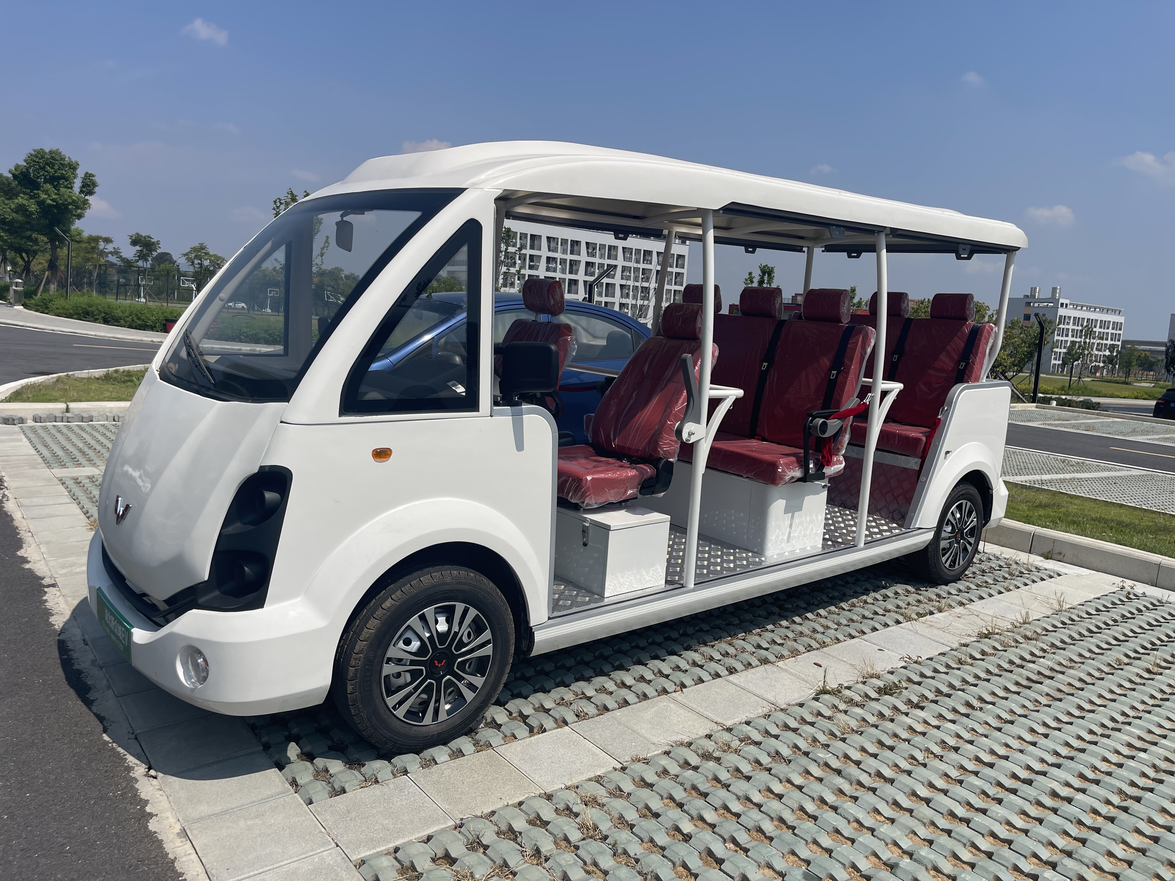 某学校采购电动观光车案例展示