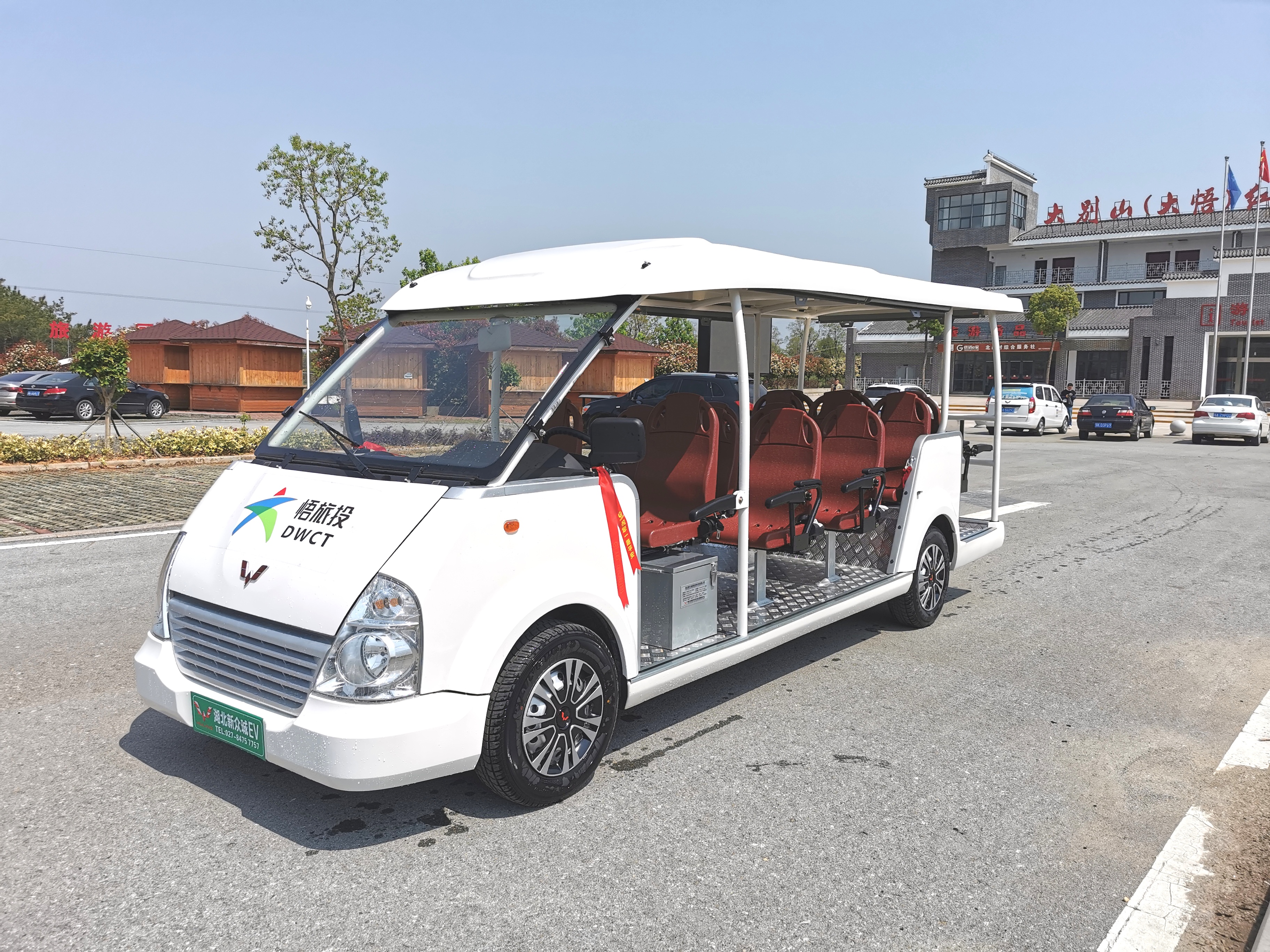 五菱电动观光车提升景区人气