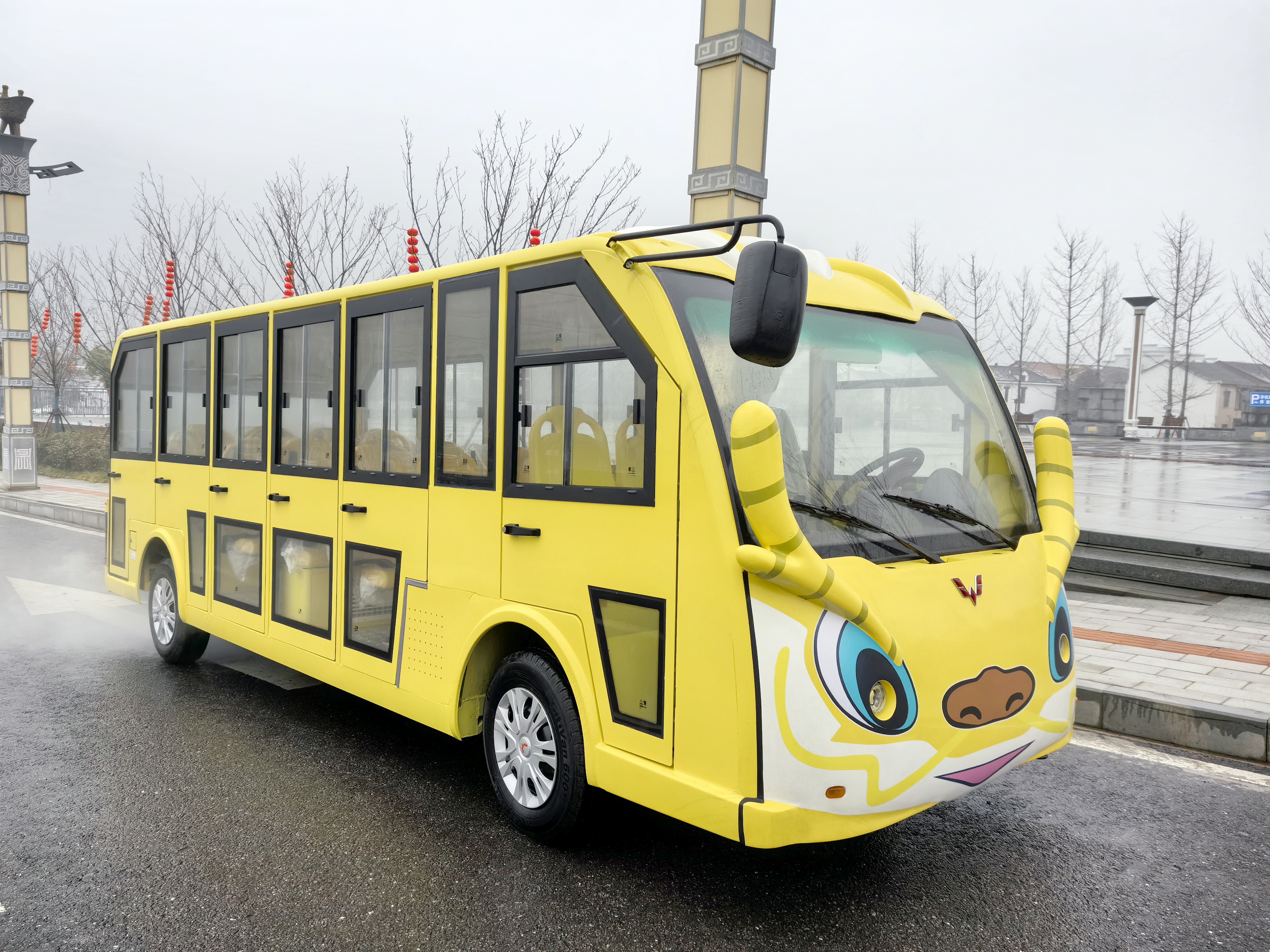 观光车交车案例