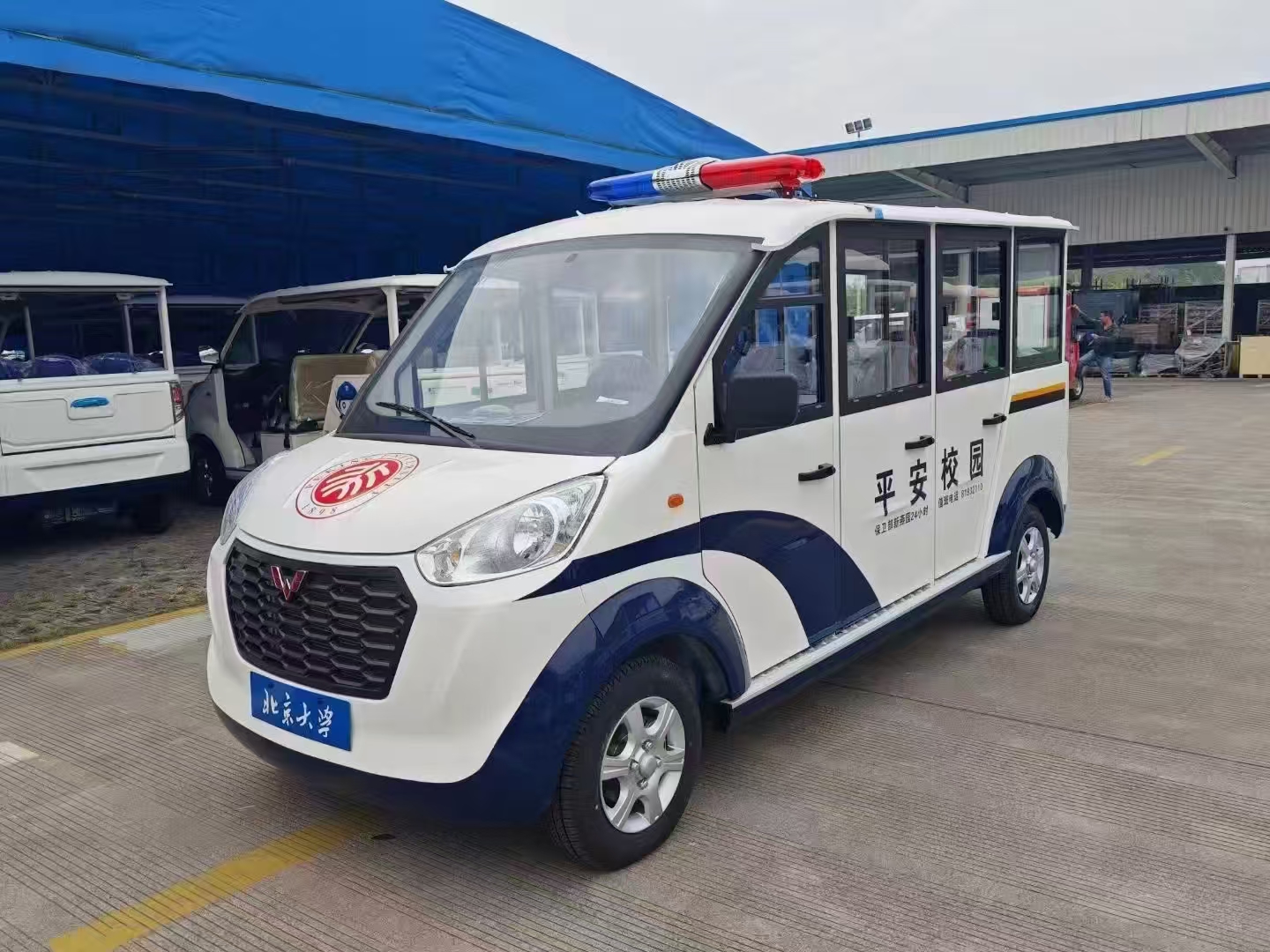 五菱8座电动巡逻车的特点