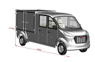 5座电动厢式货车 WLDM11