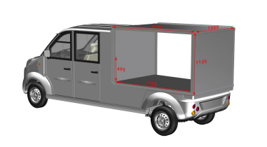 5座电动厢式货车 WLDM11